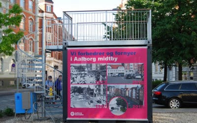 10 fods infopoint container til Aalborg Kommune