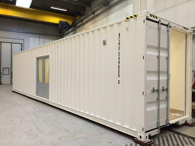 40ft custom-built Container for the Danish Sailing Association
