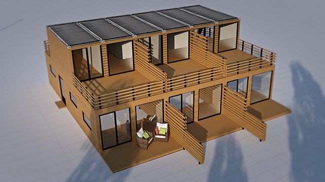 Container Housing for Students