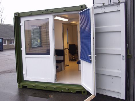 Office container for military use