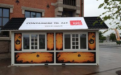Customisable container pop-up shop