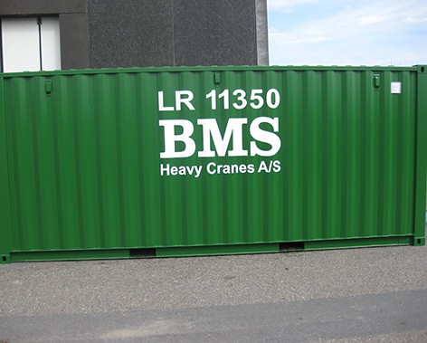 Container med logo