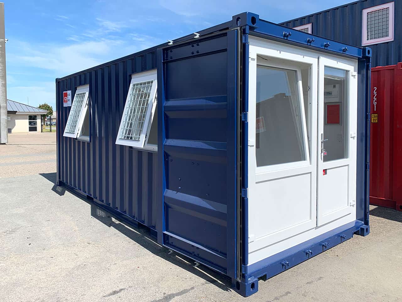 Office Container with Two Windows - DCS 2042