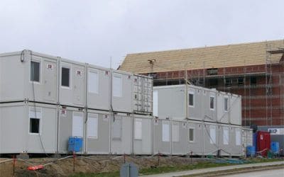 Flexible accommodation for construction sites