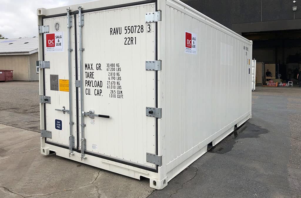 Køle container og fryse container 10, 20 & 40 fod