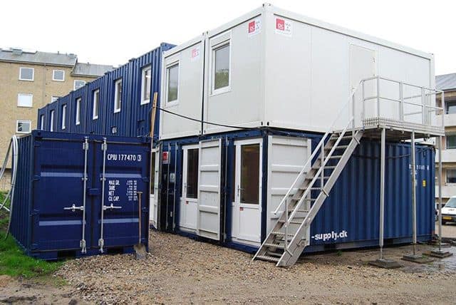 Container complex for 60 people