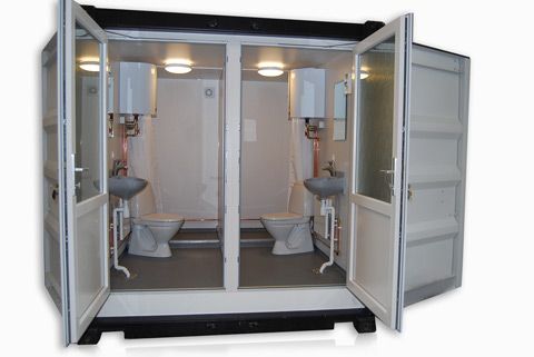 Container with toilet and shower – DCS 1012