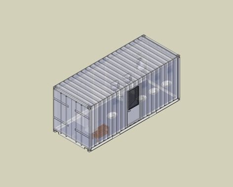 Toilet og bad container – DCS 2081