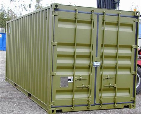 Security container for military applications