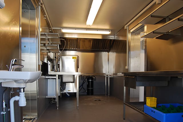 Temporary Kitchen and Canteen - modular solution in containers