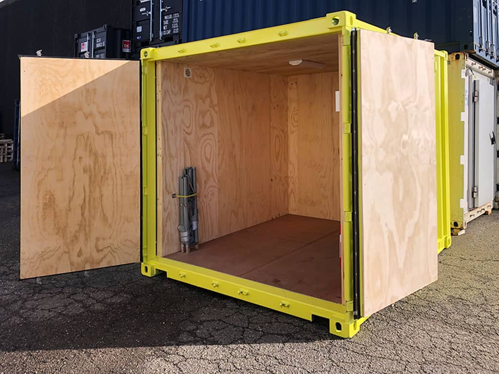 First aid container for construction sites