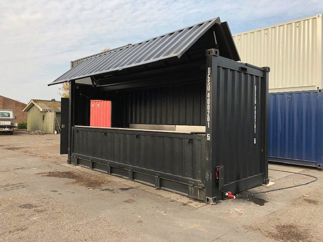 20 ft hydraulic bar container