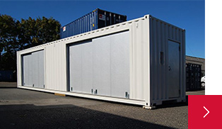 Custom-built containers for storage and logistics